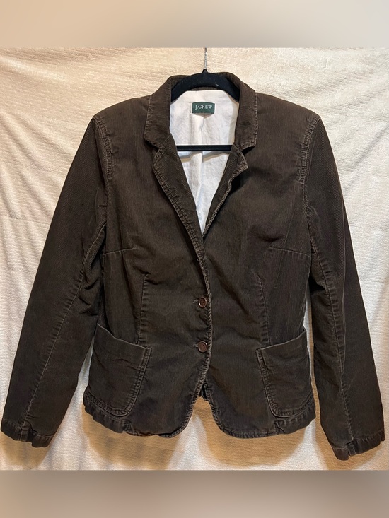 J. Crew Jackets & Blazers - J.Crew Espresso Brown Corduroy Schoolboy Blazer Jacket